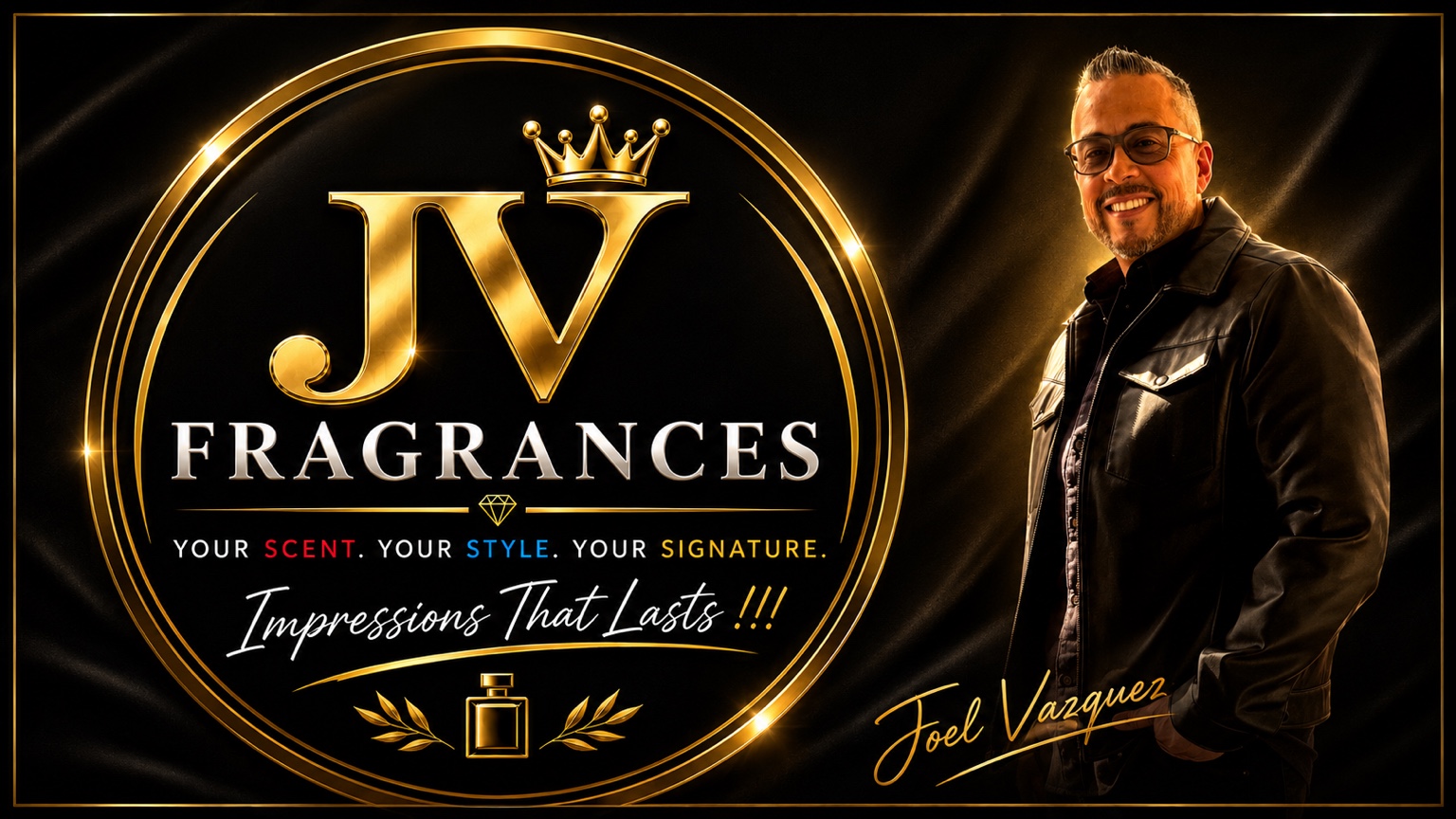 Joel Vazquez, founder of JV Fragrances
